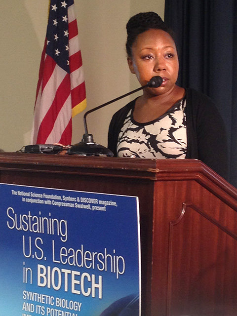 Haynes makes case to Congress for sustaining synthetic biology research