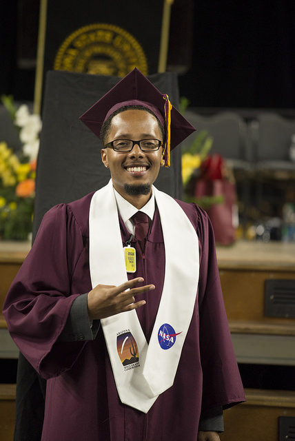 Ja'Lon Sisson, the proud graduate