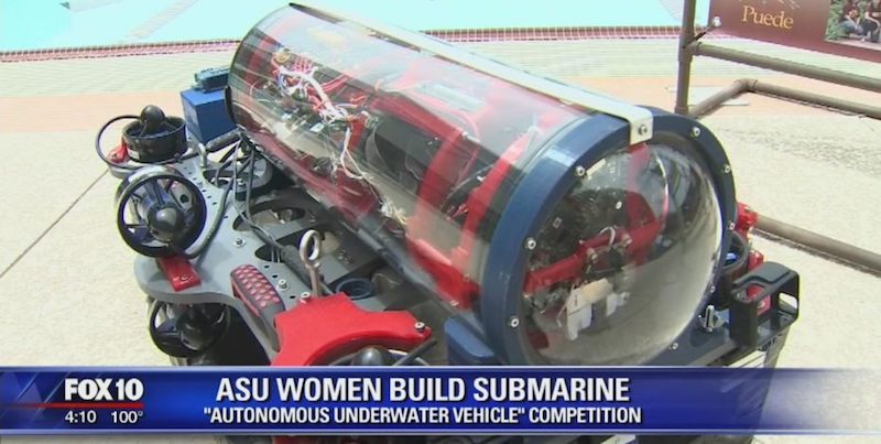 Team of all-female ASU students took 3rd in a world robotics competition