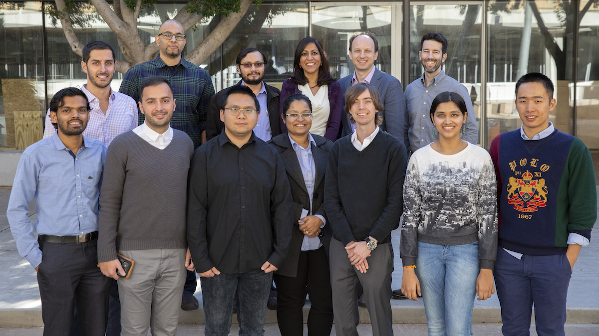 Large group of people posing