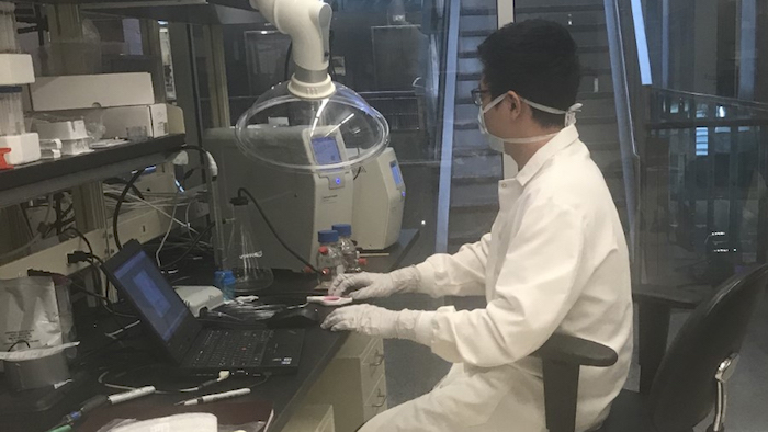 ASU researcher tests face mask efficiency before and after sterilization