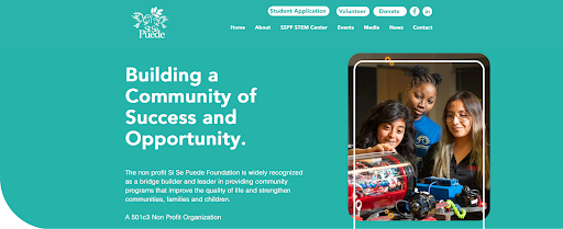 screenshot of Si Se Puede website