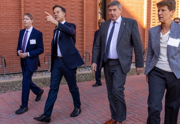Dutch delegation visits ASU, tours lab and fabrication space