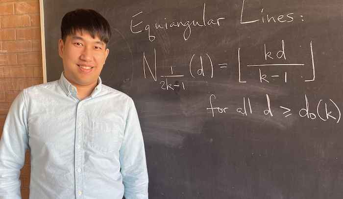 Professor recognized with prestigious award for mathematical excellence
