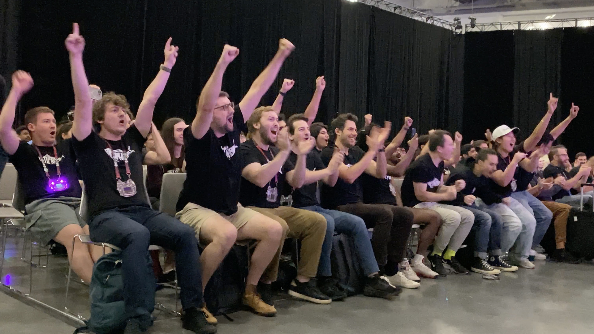 Shellphish team celebrating