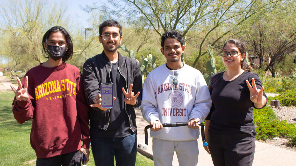 Rhishabh Hattarki, Akshata Kodagnur, Akansh Kumar and Manoj Dara