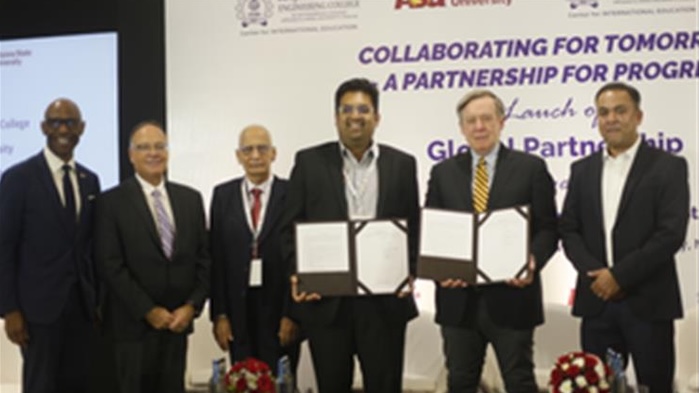 Arizona State University partners with Rajalakshmi Engineering College to expand academic opportunities for Indian students