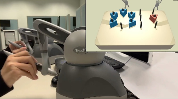image of simulation a surgical model