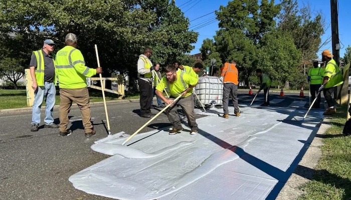Philadelphia tests out ‘cool pavement’ in Hunting Park to combat summer heat