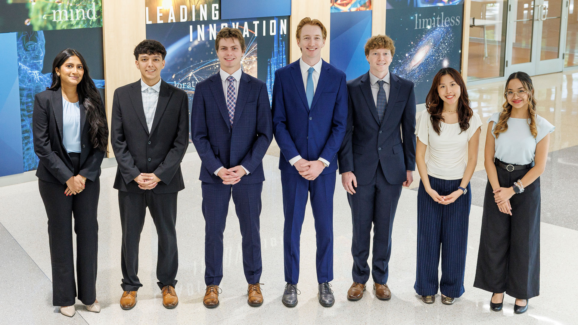 seven IMPACT program students posing